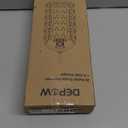 DEPOW 10Ft Power Strip Surge Protector with 24 AC Outlets (1875W/ 15A) 6 USBs (2 USB-C Ports), 3, 400 Joules, Heavy Duty Flat Plug Extension Cord, Wall Mountable for Home, Office, Black, ETL Listed