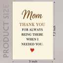 15 x Cheerin Sweet Birthday Cards for Mom – Thank You Card for Mum with Envelope from Daughter and Son – Heartfelt Appreciation Mother's Day Cards for Stepmom, Grandma, or Mother Figures 5x7