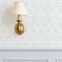 YXTII 17.3"×78.7" Vintage Wallpaper Blue Peel and Stick Wallpaper Self Adhesive Removable Wallpaper for Bedroom Drawers Cabinets