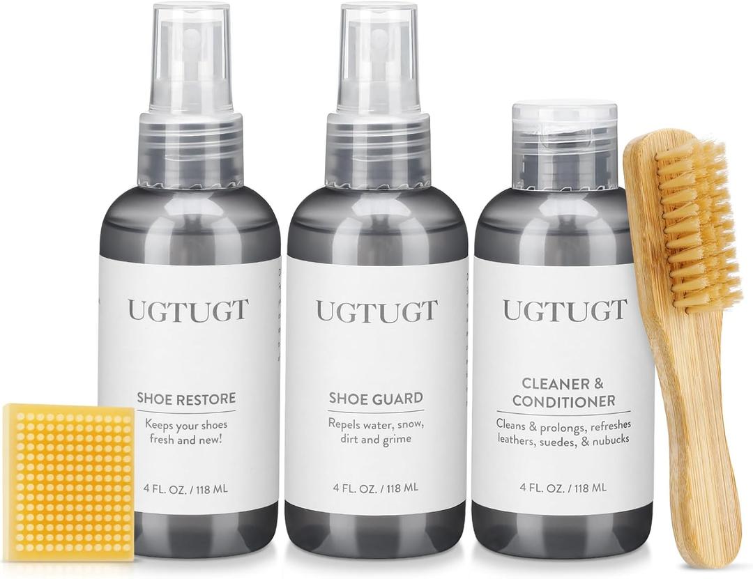 Shoe Cleaner Kit, Suede Shoe Cleaner Kit with Shoe Cleaner, Shoe Waterproof,Shoe Care for Suede,Nubuck,Sheepskin with Suede Eraser and Shoe Brush