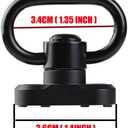 2 x QD Swivels,Quick Detachable Sling Swivels,Sling Attachments Sling Swivel Studs (1.25inch QD Swivel Mounts(2pcs))