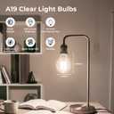 Stepless Dimmable A19 E26 LED Edison Bulbs, 60 Watt Equivalent 5000K