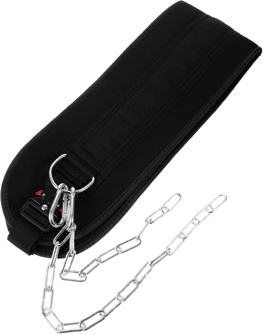 Totority Fitness Dipping Belt Chain for Weightlifting Weighted Pull-up Belt for Strength Training Design for Men and Women Comfortable Support for Dips and Chin-ups