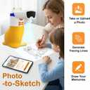 AI Drawing Projector for Kids Ages 5-12, Turn Photos into Drawings, Smart Painting with Voice, Creative Sketch Art Toy, Ideal Christmas Birthday Gift for Boys Girls - Yoturetoys