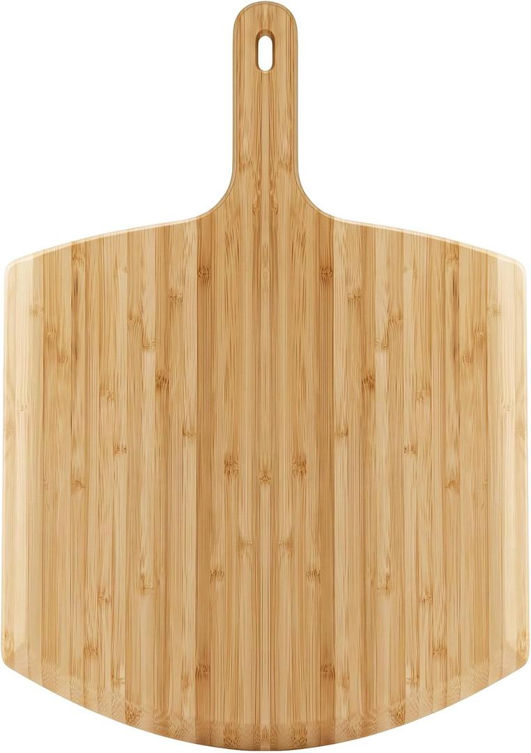 Pizza Peel 12inch Bamboo Wood Pre Paddle Spatula Turner for Oven