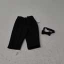 No Brand Black Pants And Bow 3/6M