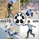 Wemfg Kids Protective Gear Set Knee Pads for Kids 3-14 Years Toddler Knee and Elbow Pads with Wrist Guards 3 in 1 for Skating Cycling Bike Rollerblading Scooter, Size: M(7-13Years)