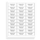 FungLam 1" x 2-5/8" Shipping Address Labels 900 Label Stickers Paper for Laser/Inkjet Printer 30 per Page Printable Mailing Labels (30 Sheets, 900 Labels)