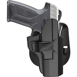 Security 9 Holster, OWB Paddle Holster for Ruger Security 9mm Standard/Pro, Ruger Security 9mm Compact/Pro(Not for Laser Models), Adjustable Cant Gun Holster & Fast Release - Right Handed