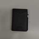 Wallet for Men Wallet with Slim Pop Up Card Holder 9-13 Cards, Bifold Minimalist Smart Wallet RFID Blocking Credit Card Holder with ID Window & Stretchable Cash Slot Compact Metal Aluminum Card Case (Black)