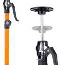 Cabinet Jack for Installing Cabinet Support Rod 3rd Hand Support System - Adjustable Pole, Extends 19.29 to 43.30 Inches, Orange, 1 Pack