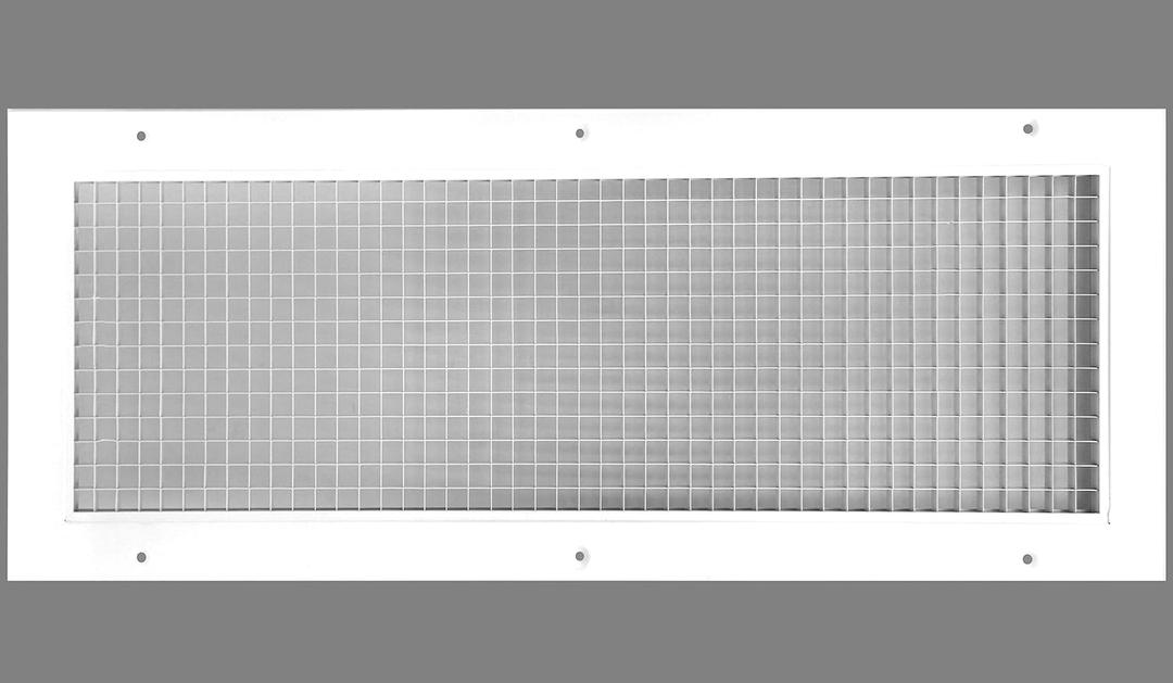 12" x 14" or 14" x 12" Cube Core Eggcrate Return Air Grille - Aluminum Rust Proof - HVAC Vent Duct Cover - White [Outer Dimensions: 13.75 x 15.75]