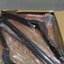 HOUSE DAY Premium Velvet Hangers, Non-Slip Thin Flocked Felt Hangers, Sturdy Clothes Hangers Heavy Duty Coat Hangers & Suit Hangers, Durable Suit Hangers for Closet Space Saving (20 Pack, Black)