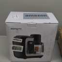 MOMYEASY Baby Food Maker, Multifunction Processor Chopper Grinder, Baby Food Steamer and Puree Blender in-One, with Bottle Warmer, Auto Cooking & Grinding with Touch Control Panel (Black)