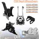 123050T341 123720T581 Engine Mounts & Transmission Mount, 4PCS Set Compatible with 2018-2022 Toyota C-HR LE XLE Nightshade 2.0L | OE A42130 123630T030 A42131 123640T030 A42136 A42137