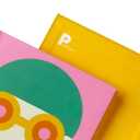 Olimpia Zagnoli Pink Midsized Blank Notebook