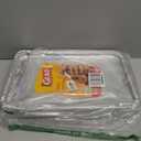 Glad Disposable Bakeware Aluminum Rectangular Cookie Sheets for Baking and Roasting, 12 Count-16" x 11" x 0.25" - Textured, Made from Aluminum - Baking Sheets, Baking Pans, Foil Cookie Sheet