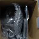 8 PCS Cooking Utensils Set, Vayvnt Silicone Kitchen Spatula Set for Cooking, Non Toxic Silicone Kitchen Utensils with Stainless Steel Long Handle, Spoon and Tong, Heat Resistant&Dishwasher Safe, Gray