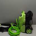 2025 New 5000PSI Electric Pressure Washer, Power Washer with 33FT Resistant Extension Hose and 4 Nozzles, Compatible with Undercarriage Cleaners, Professional Powerwashers for Home/Car(Green)