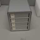 ORICO Daisy Chain 4 Bay Hard Drive Enclosure USB 3.2 Gen 2 Aluminum Das Enclosure USB C Expansion Max Up to 264TB for 3.5-inchs HDD -9948C3