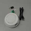 WiFi Mini Detector Camera,1080P Wireless Security Nanny Cam Smoke Detector Camera with Motion Detection/Night Vision/Remote View for Home and Office Surveillance, No Audio