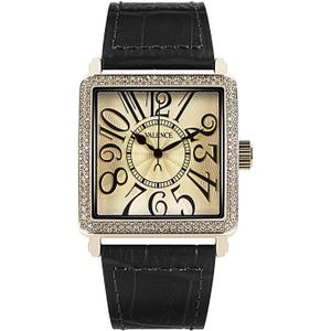 Square Face Watches for Women, Vintage Brown Leather Band for Small Wrist, Lady Big Dial Rectangle Retro Watch with Rose Goldn Frame, Dainty Decoration for Anniversary, Business, Outdoor Fastival