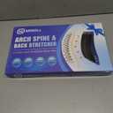 MINOLL Back Stretcher for Lower Back Pain Relief, Multiple Level Adjustable Arch Lumbar Back Cracker Board, Back Cracking Device, Back Massager for Scoliosis, Spine Decompression Support (Dark Blue)