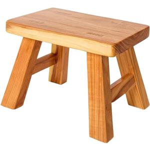 Sturdy Step Stool Footstool Solid Wooden 11 inch for Kids Adults Plant Stand Plant Stand Fishing Stool (Natural), Small Sturdy Step Stool Footstool Solid Wooden 11 inch for Kids Adults Plant Stand Plant Stand Fishing Stool (Natural), Small