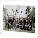 12x16 Acrylic Picture Frame, No Drill Wall Mounted Frameless Photo Frames, Self Adhesive Clear Magnetic Frames for Poster Artworks Diploma Certificate