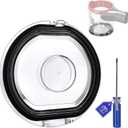 Dust Bin Lid Replacement for Dyson V7 V8 Cordless Vacuum Cleaner, Dyson v8 Parts Compatible with Dyson SV10 SV11, Dust Bin Door Parts Dirt Cup Lid Bucket Cover with Sealing Ring,Restores Suction Power