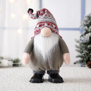Christmas Gnome,Dancing Gnomes Singing Gnome Handmade Xmas Party Home Table Christmas Decoration Gift