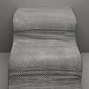 Gardner Pet Dog Stairs for Small Dogs 16.5" H, 2 in 1 Transformable 3-Step Pet Stairs and ramp, Dog Steps for Couch (13-20 in) with Durable Non-Slip Waterproof Cover and CertiPUR-US Certified Foam (Grey)