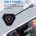 Multiple USB C Hub, USB Docking Station with HDMI Adapter, 3 USBA 3.0 Splitter Data Ports & SD/TF Card Reader,Support Extended Display for MacBook Pro, Monitor 4K HDMI Hub for Laptops (4K@30HZ Black)