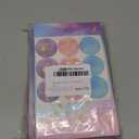 HEJIN 30PCS Tie Dye Party Bags with Stickers, Pink and Purple Small Gift Bags, Mermaid Unicorn Birthday Party Favors Bags for Girls Goodie Bags for Kids Birthday Party, Baby Shower, Halloween, Wedding