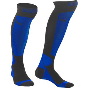 Professional Compression Socks 20-30 mmHg, Medical, Orthopedic Support, Nursing (4X-Large, Blue/Black)