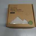 2-Pack Organic Baby Sleep Sacks, 100% Cotton - Soft & Breathable 0.5TOG Baby Wearable Blanket, Toddler Sleeping Sack 6-18 months, Easy to Wear Transitional Swaddles for Newborns, Infants (Nordic, M)