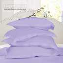 Nestl Soft Pillow Shams Set of 2 - Double Brushed Microfiber Pillow Covers - Hotel Style Premium Bed Pillow Cases, with 1.5 Decorative Flange, Euro 26"x26" - Lavender