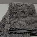 Muddy Mat | Super Absorbent Door Mat Indoor, Microfiber Quick Dry Chenille Entryway Rug, Non-Slip Front Door Mat, Indoor Mats for Entryway, Machine Washable Pet Rug, Grey 28"x18"