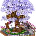 Cherry Blossom Bonsai Tree Building Set, Flowers Tree House Model Sets for Adults, 2200Pcs Micro Bricks Collectible Creative Gifts for Adults Girls Boys 14+