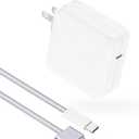 Charger for MacBook Air 13.6 15 inch Mac Book Pro 14 16 inch 2025 2024 2023 2022 2021 M5 M4 M3 M2 M1, Super Compact, 6.6FT USB C to Powerful Magnetic 3 Braided Cable, Original Quality, Space Gray