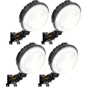 LED Barn Light 4 Packs, 150W 20000LM Yard Area Lights Dusk to Dawn Outdoor Lighting with Photocell 6500K Adjustable Angle Daylight IP66 Waterproof Street Lights for Farmhouse/Garage LED Barn Light 4 Packs, 150W 20000LM Yard Area Lights Dusk to Dawn Outdoor Lighting with Photocell 6500K Adjustable Angle Daylight IP66 Waterproof Street Lights for Farmhouse/Garage