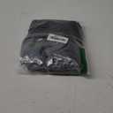 Alimens & Gentle Short Sleeve Fishing Shirt Wicking Fabric Sun Protection Casual Button Down Shirts (4X-Large, Black)