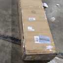 Rolanstar Bed Frame Full Size with Charging Station, Bookcase Headboard Bed with LED Light and Sliding Doors, Platform Bed with Wooden Slats, No Box Spring Needed, Noise Free, White