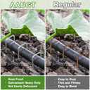 AAGUT 100 Pack 6 Inch Landscape Staples 11 Gauge Garden Staples, Galvanized Heavy Duty U-Shaped Sod Pins,Yard Ground Lawn Fence Stakes for Weed Barrier Fabric Irrigation Tubing