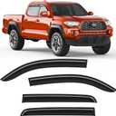 Window Visors Rain Guards for 2016-2023 Toyota Tacoma Double/Crew Cab