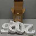 2026 Number Sign Graduation Decorations, 2026 Marquee Light Up Numbers, Battery Operated Number Lights 2026 Party Supplies for New Year Class Graduations Wedding Table Decor-Warm White