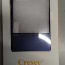 Cresee Case for Motorola Razr Plus 2024/ 2025 - with Built-in Cover Screen Protector - Thin Hard Matte Polycarbonate Cover Phone Case for Moto Razr+ 2024/ 2025 - Midnight Blue