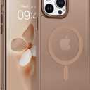 BENTOBEN Magnetic for iPhone 14 Pro Max Case, [Compatible with MagSafe] [Military-Grade Protection] Translucent Matte Frosted Slim Shockproof Women Men Phone Case for iPhone 14 Pro Max 6.7",Brown