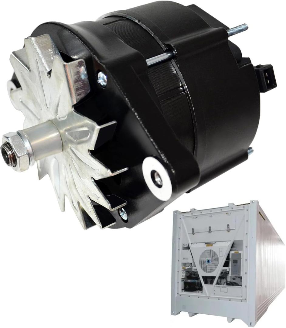 High Output New Alternator 120A 14.5V Compatible with Carrier & Reefer Thermo King Applications Replaces 20-45-2259 41-9925 45-2596 45-2671 845-2596 845-2681 9513-45 1E78291G00