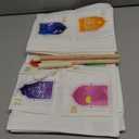 HOWAF Ramadan Countdown Calendar with 30 Colorful Windows - Beige Fabric Advent Calendar with Islamic Architecture Design, Eid Gift for Kids Family, Muslim Ramadan Decor 2026, 30 Days Moon Phase Pocket Chart